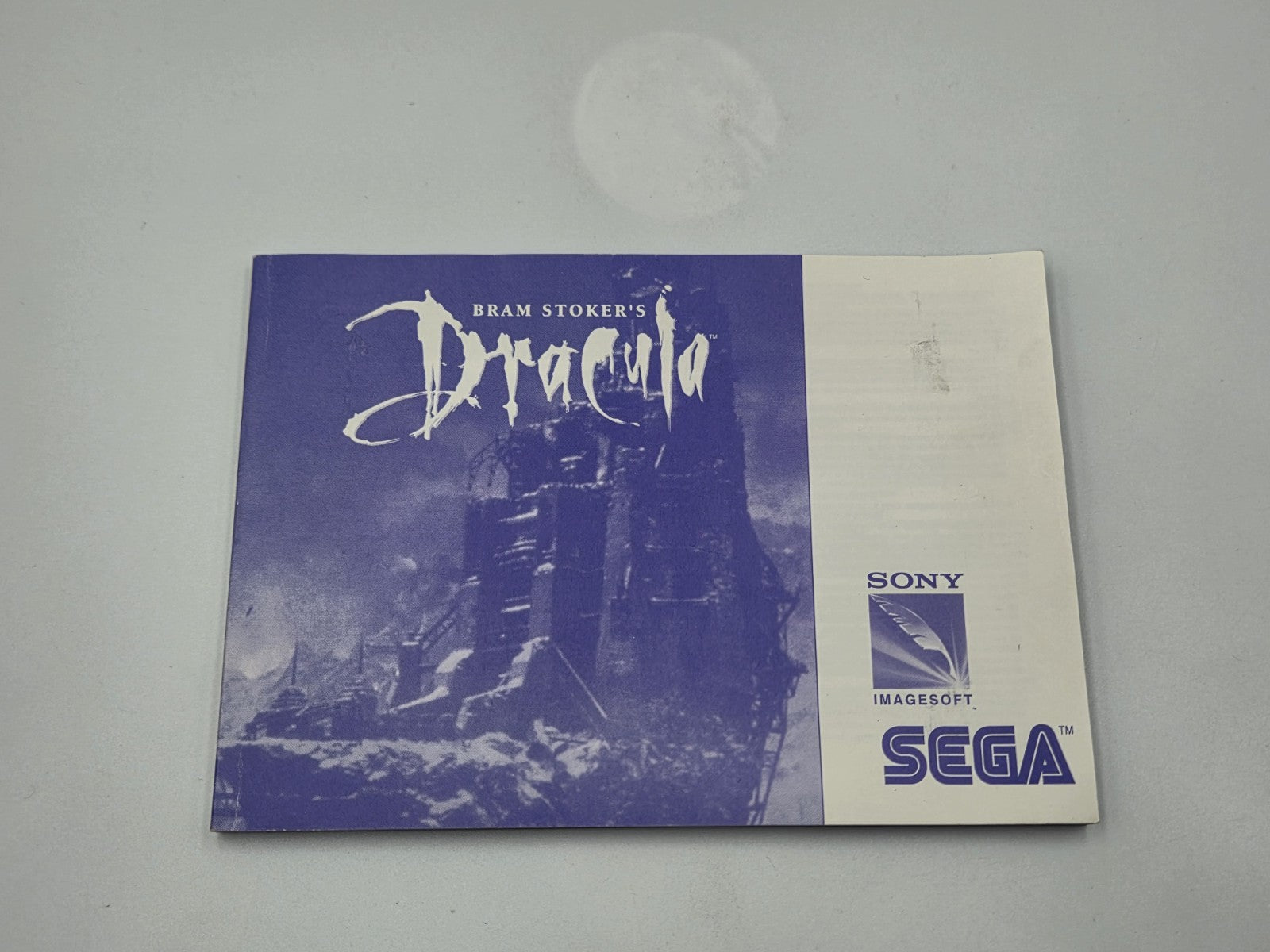 Sega Master System Bram Stoker's Dracula mit OVP und Anleitung Multilingual 