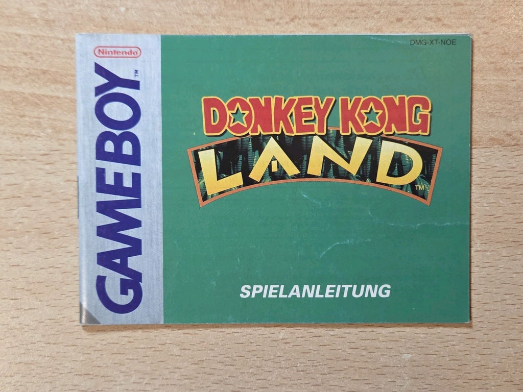 Nintendo Game Boy Classic Donkey Kong Land Instruction Booklet NOE