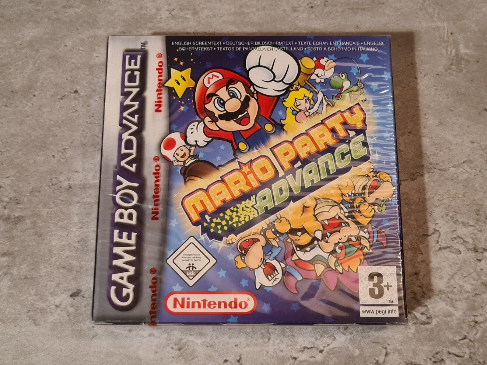 Nintendo Game Boy Advance Mario Party Advance Red Strip Sealed Neu New - T-Retro-Games 
