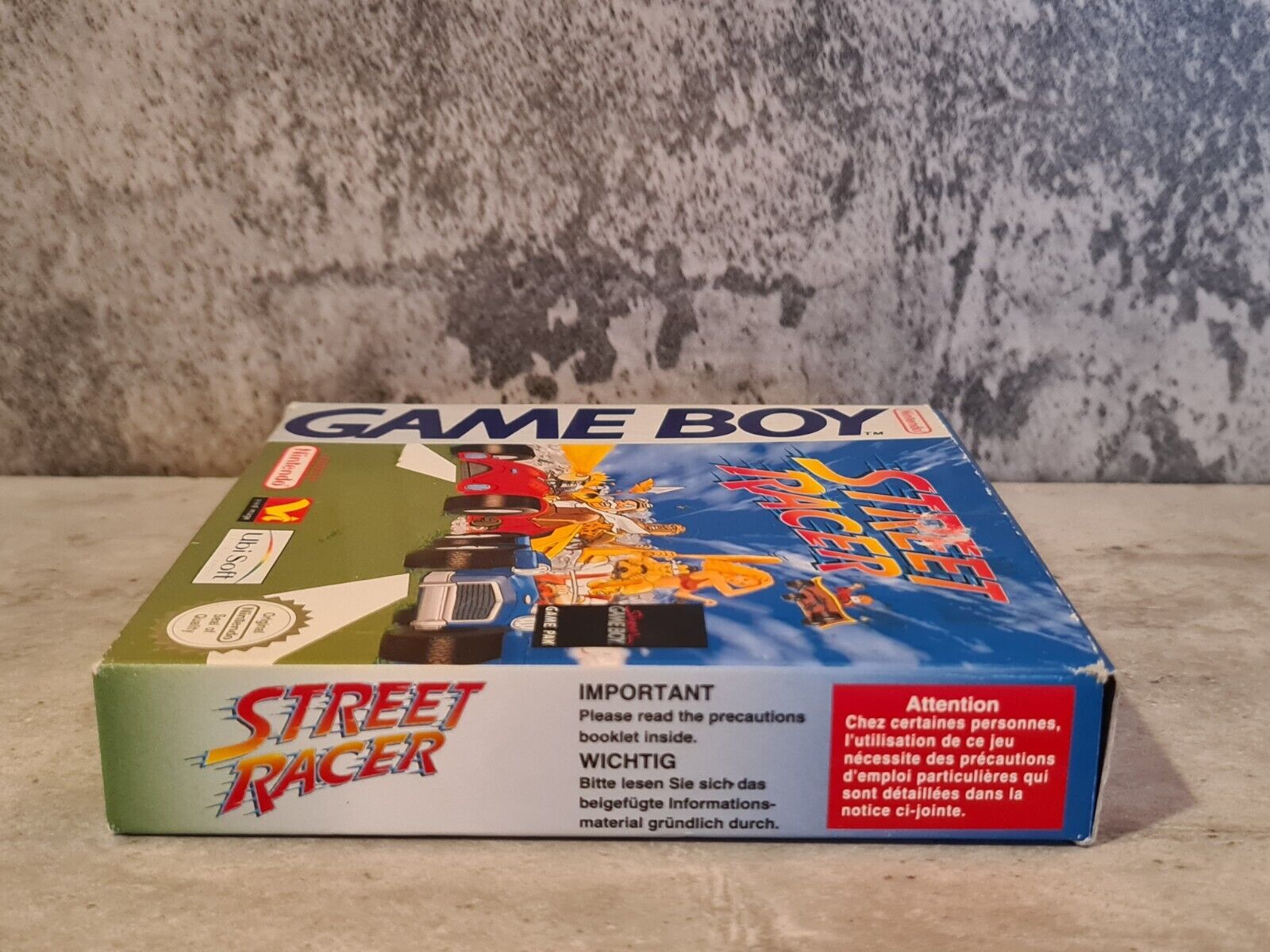 Nintendo Game Boy Classic Street Racer mit OVP und Anleitung EUR - T-Retro-Games 