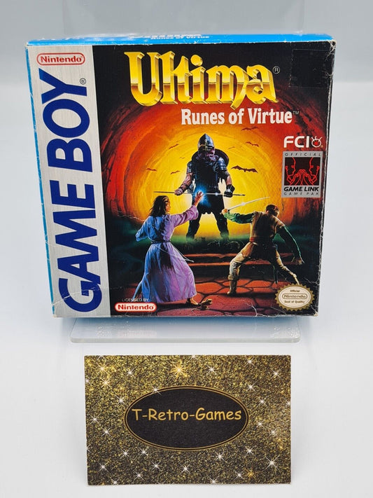 Nintendo Game Boy Classic Ultima Runes of Virtue mit OVP und Anleitung USA - T-Retro-Games 