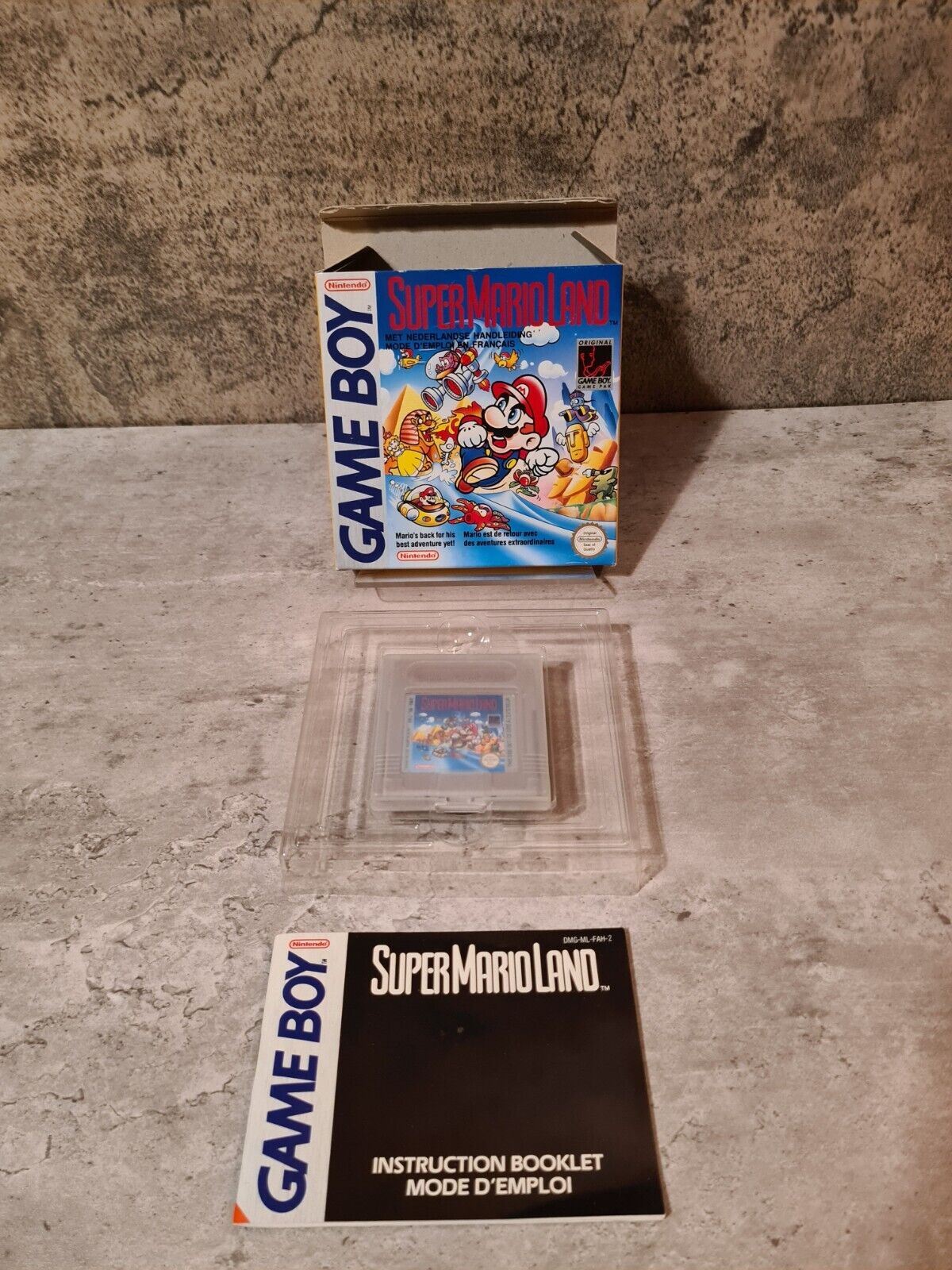 Nintendo Game Boy Classic Spiel Super Mario Land mit OVP und Anleitung FAH - T-Retro-Games 