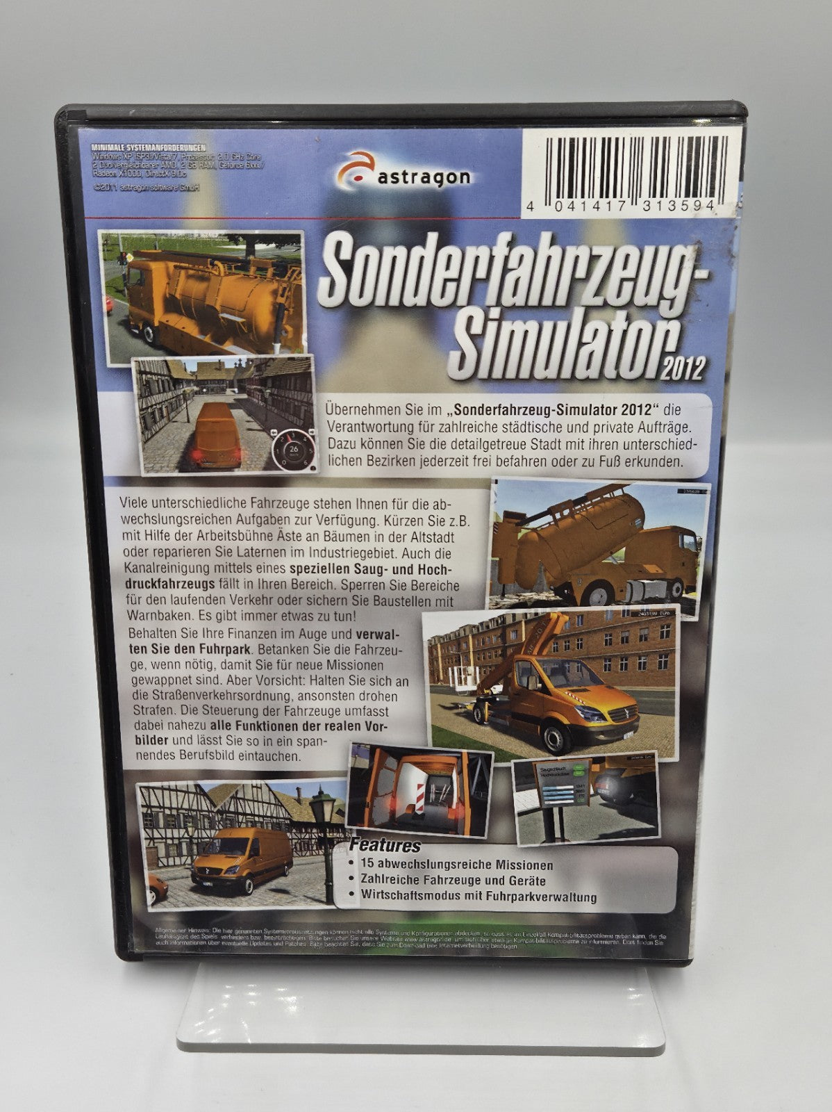 PC-CD Rom Spiel Sonderfahrzeug Simulator 2012