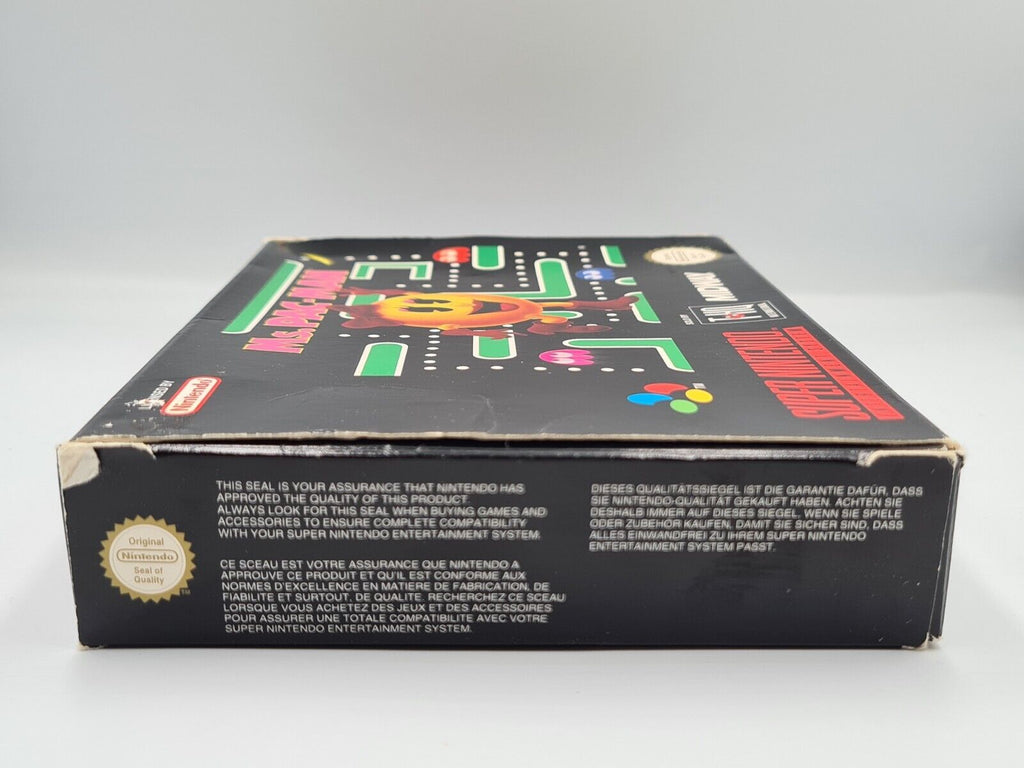 SNES Super Nintendo Ms. Pac-Man mit OVP und Anleitung EUR - T-Retro-Games 