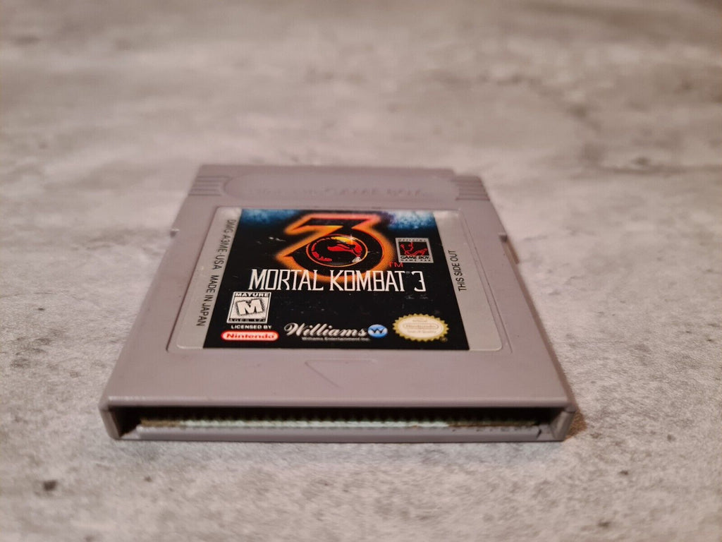 Nintendo Gameboy Classic Spiel Mortal Kombat 3 Modul USA - T-Retro-Games 