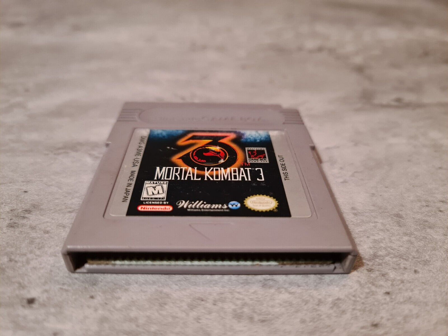 Nintendo Gameboy Classic Spiel Mortal Kombat 3 Modul USA - T-Retro-Games 