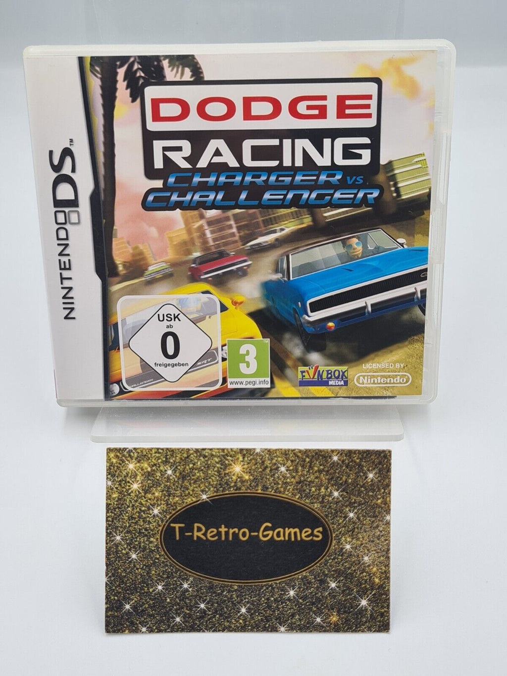 Nintendo DS Dodge Racing Charger vs Challenger mit OVP und Anleitung EUR - T-Retro-Games 