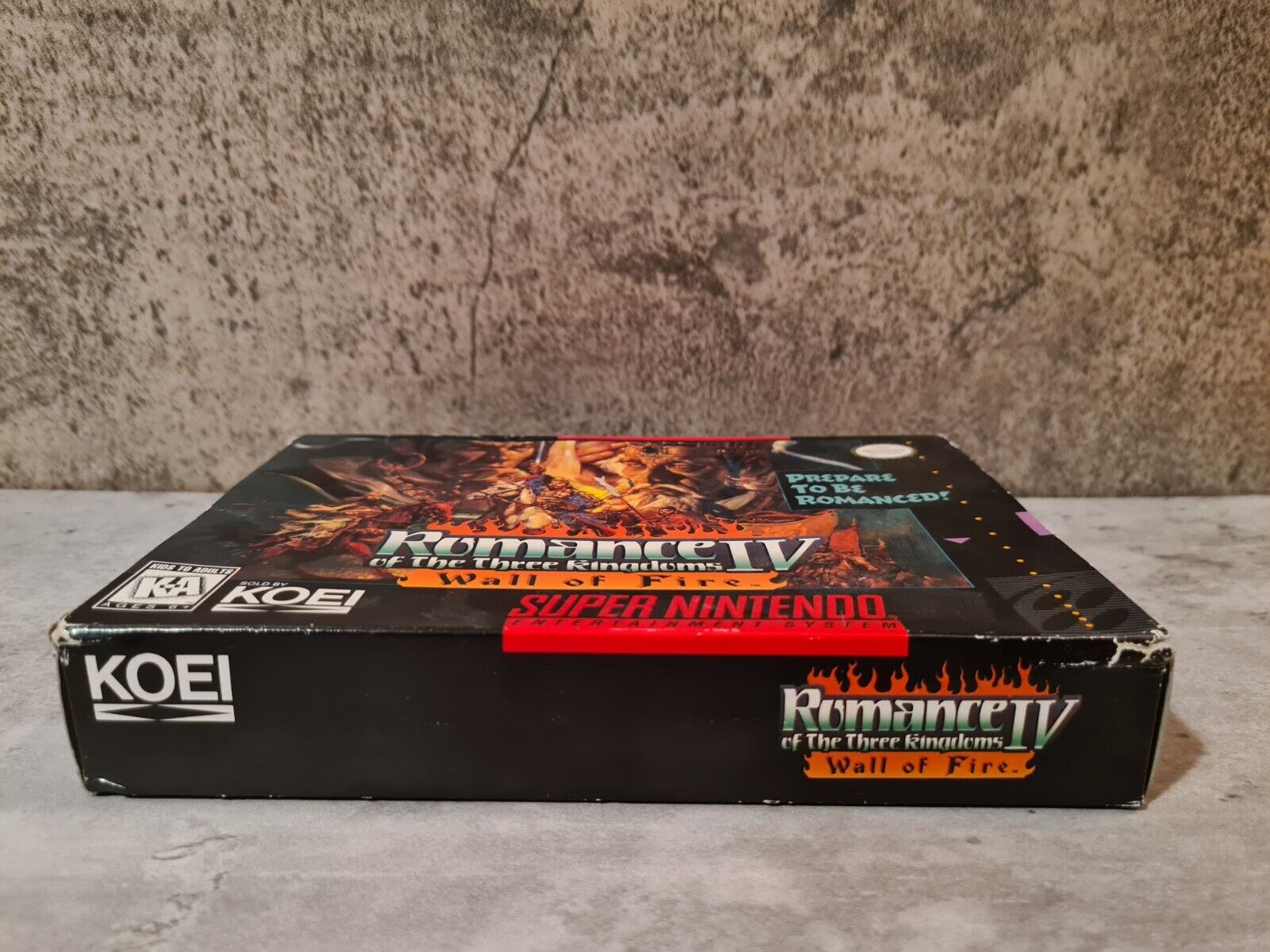 SNES Romance of the Three Kingdoms IV: Wall of Fire + OVP und Anleitung NTSC USA - T-Retro-Games 