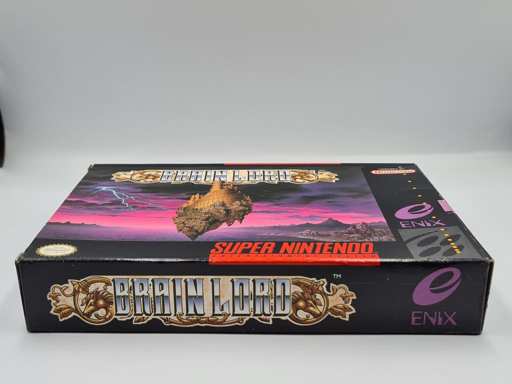 SNES Super Nintendo Brain Lord mit OVP und Anleitung NTSC-USA - T-Retro-Games 