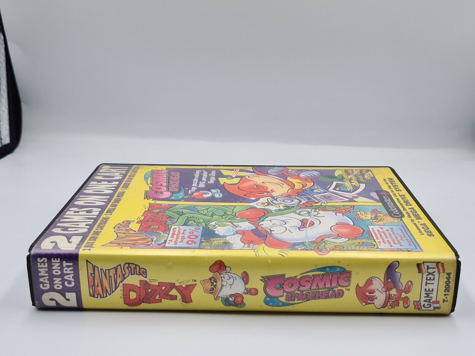 Sega Mega Drive Fantastic Dizzy/Cosmic Spacehead 2 in 1 mit OVP und Anleitung - T-Retro-Games 