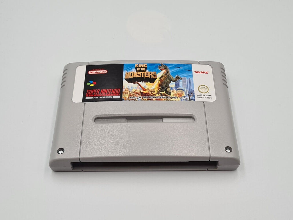 Super Nintendo King of The Monsters mit OVP und Anleitung NOE - T-Retro-Games 