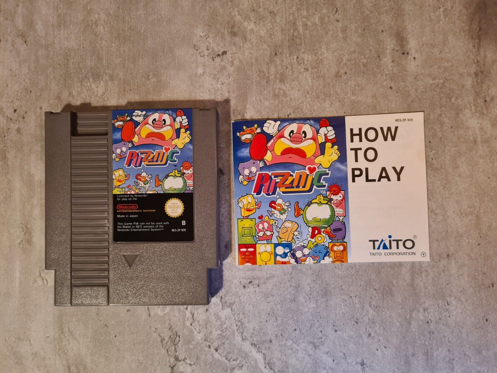 NES Puzznic mit OVP und Anleitung NOE - T-Retro-Games 