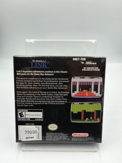 Nintendo Game Boy Advance Zelda II The Adventure of Link USA Sealed Neu New