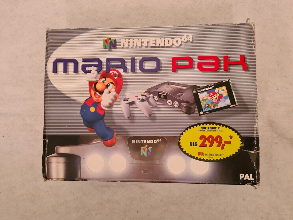 N64 Nintendo 64 Mario Pak Konsole Console OVP - T-Retro-Games 