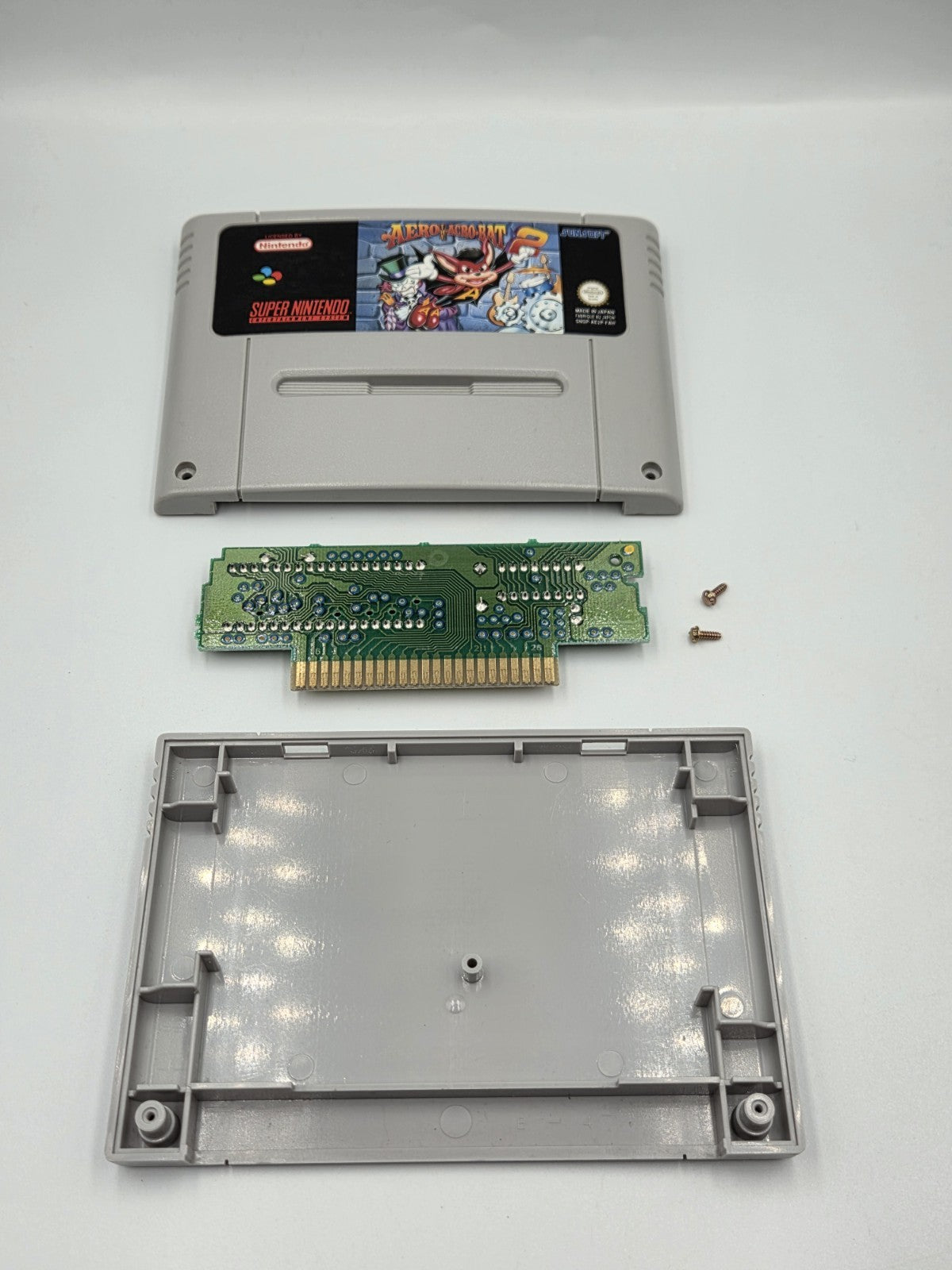 SNES Super Nintendo Aero The Acro-Bat 2 Modul FAH