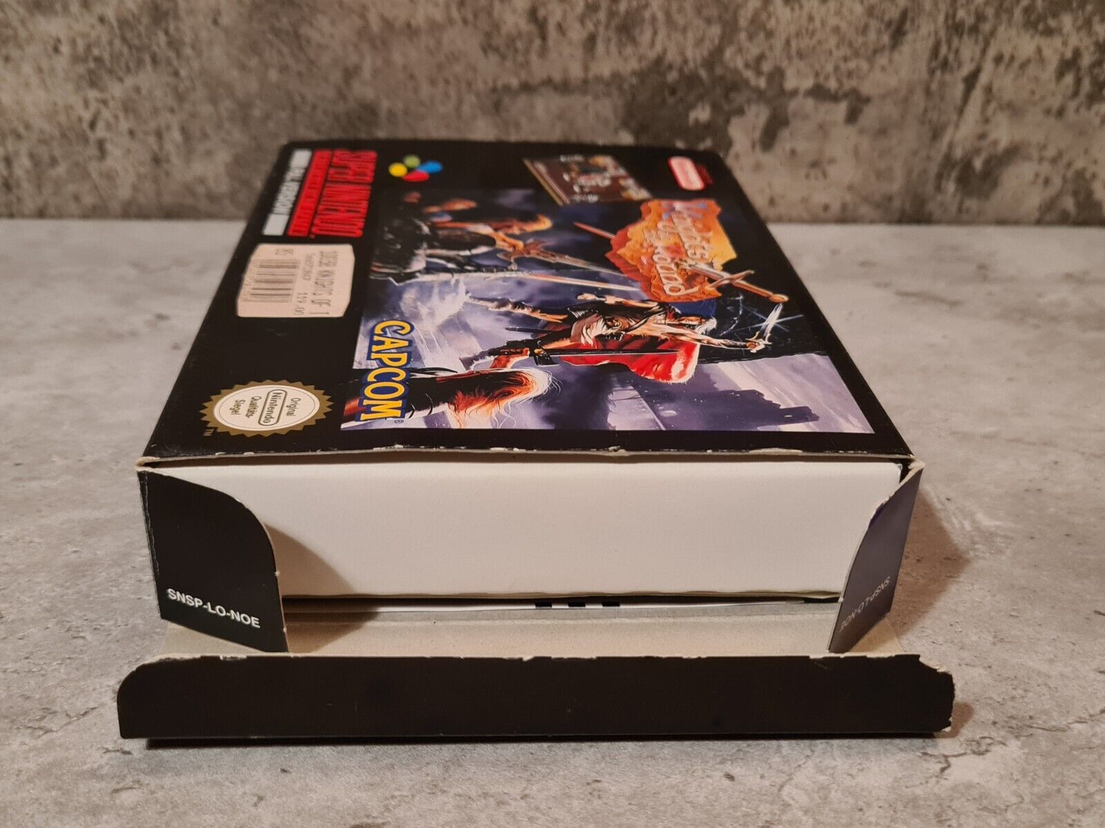 SNES Super Nintendo Knights of The Round mit OVP und Anleitung NOE - T-Retro-Games 