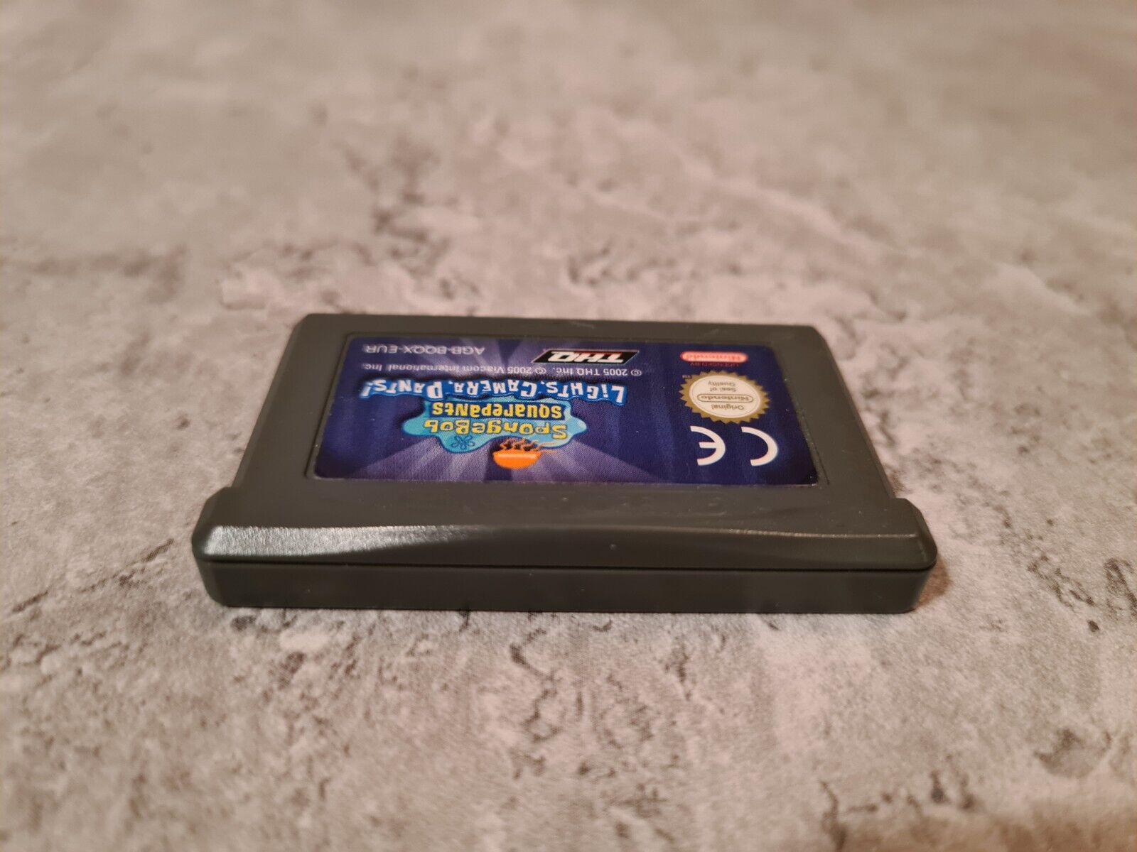 Gameboy Advance Spongebob Squarepants Lights, Camera, Dants! Modul EUR - T-Retro-Games 