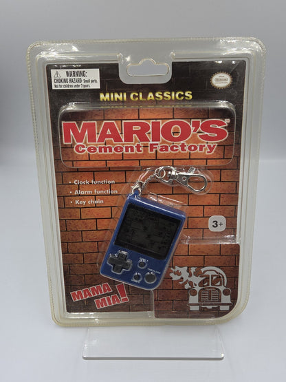 Nintendo Mini Classics Mario's Cement Factory Schlüsselanhänger Neu