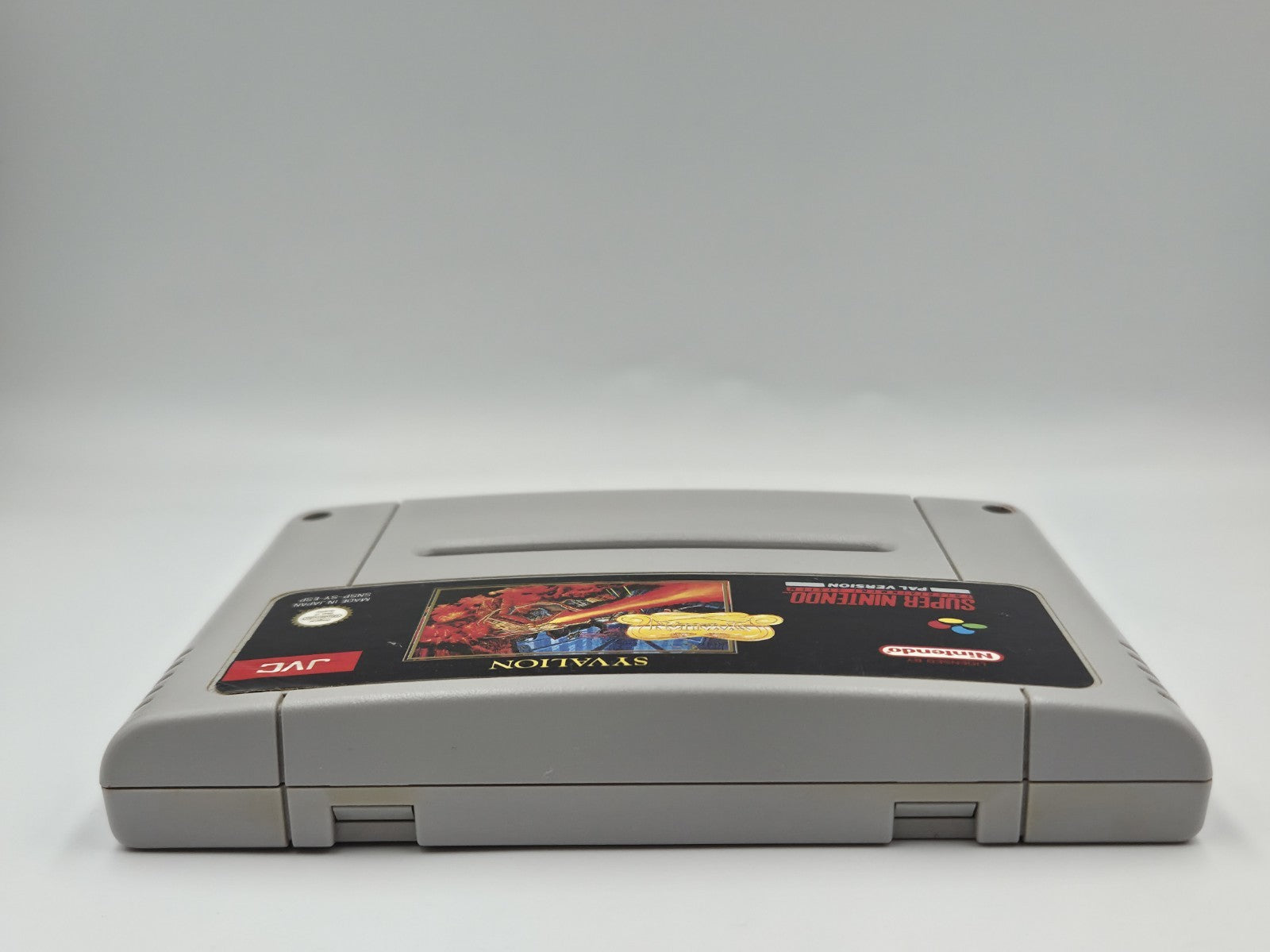 SNES Super Nintendo Spiel Syvalion Modul ESP