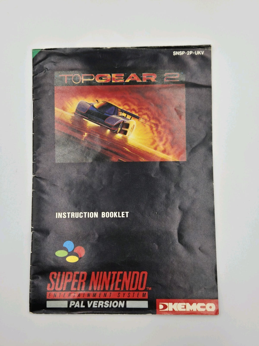 SNES Super Nintendo TopGear2 mit OVP und Anleitung UKV
