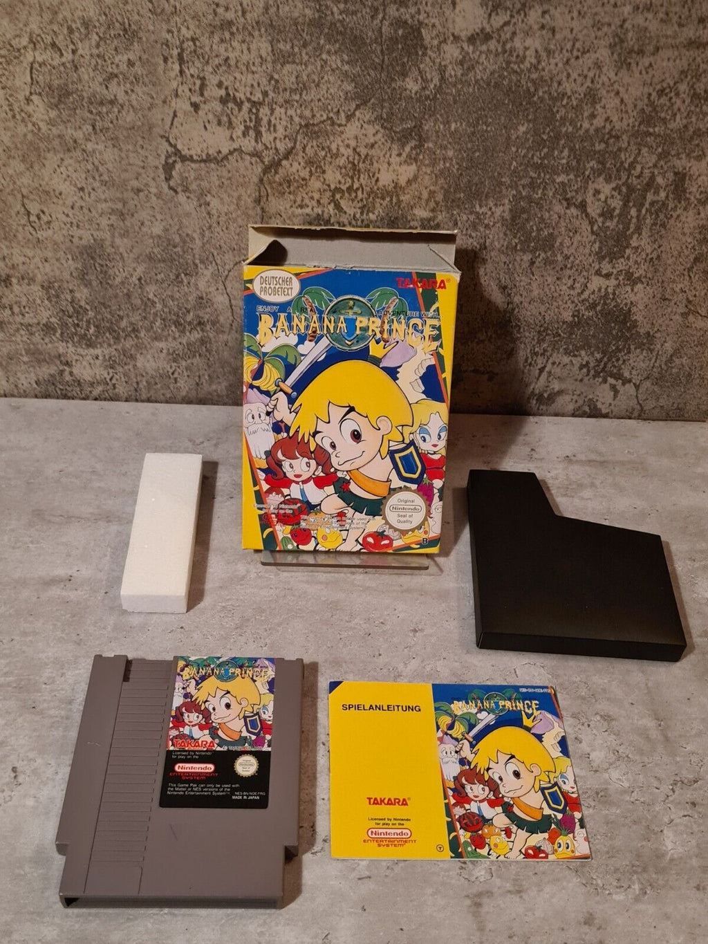 Nintendo NES Banana Prince mit OVP und Anleitung FRG - T-Retro-Games 
