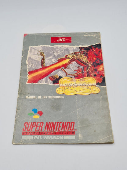SNES Super Nintendo Syvalion mit OVP und Anleitung ESP - T-Retro-Games 