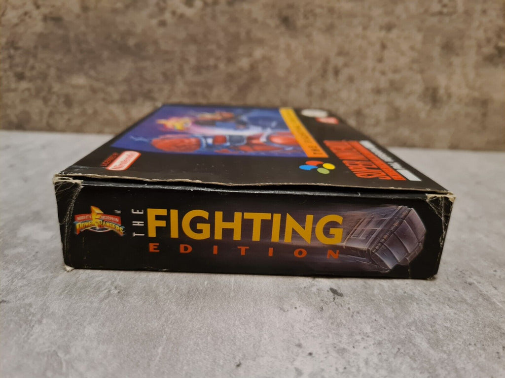 SNES Super Nintendo Power Rangers The Fighting Edition mit OVP und Anleitung UKV - T-Retro-Games 