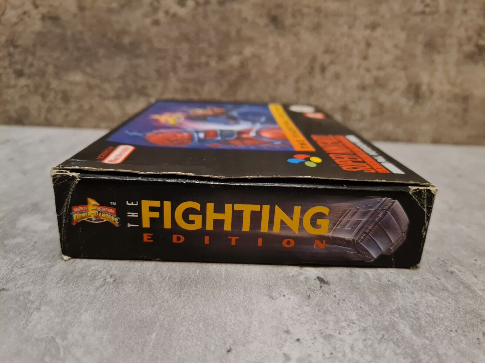 SNES Super Nintendo Power Rangers The Fighting Edition mit OVP und Anleitung UKV - T-Retro-Games 