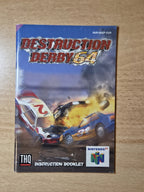 N64 Nintendo 64 Destruction Derby 64 Spielanleitung Instruction Booklet EUR