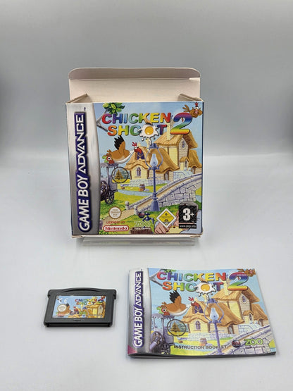 Nintendo Game Boy Advance Chicken Shoot mit OVP und Anleitung EUR