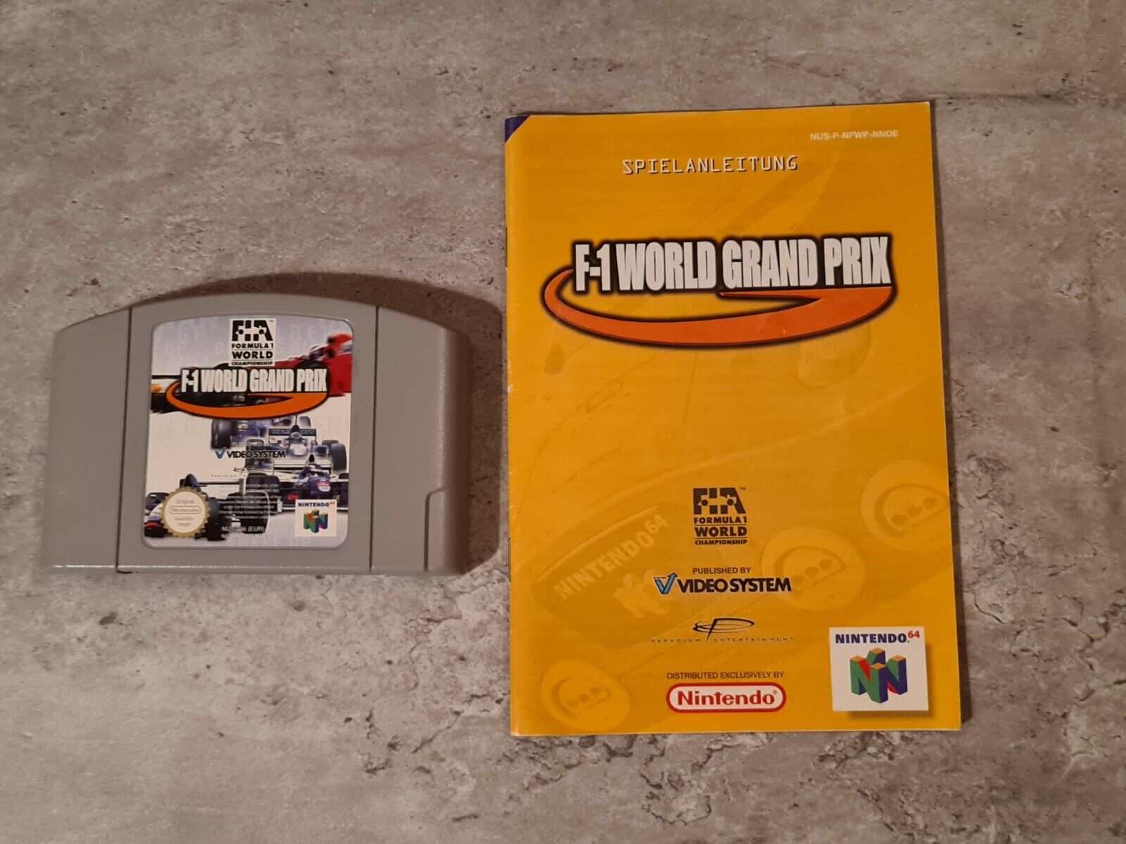 N64 Nintendo 64 F-1 World Grand Prix mit OVP und Anleitung NOE - T-Retro-Games 