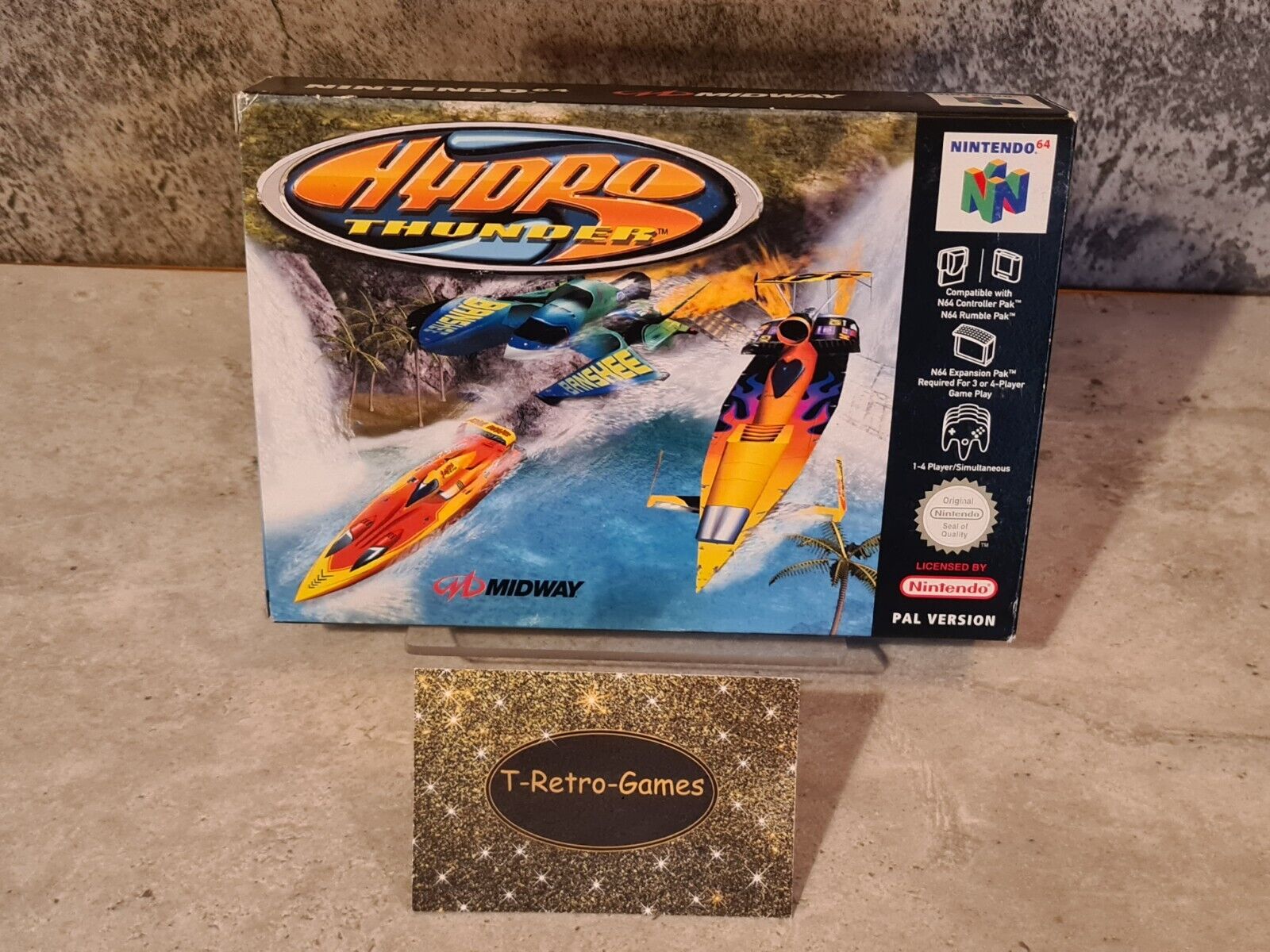 N64 Nintendo 64 Hydro Thunder mit OVP und Anleitung EUR - T-Retro-Games 