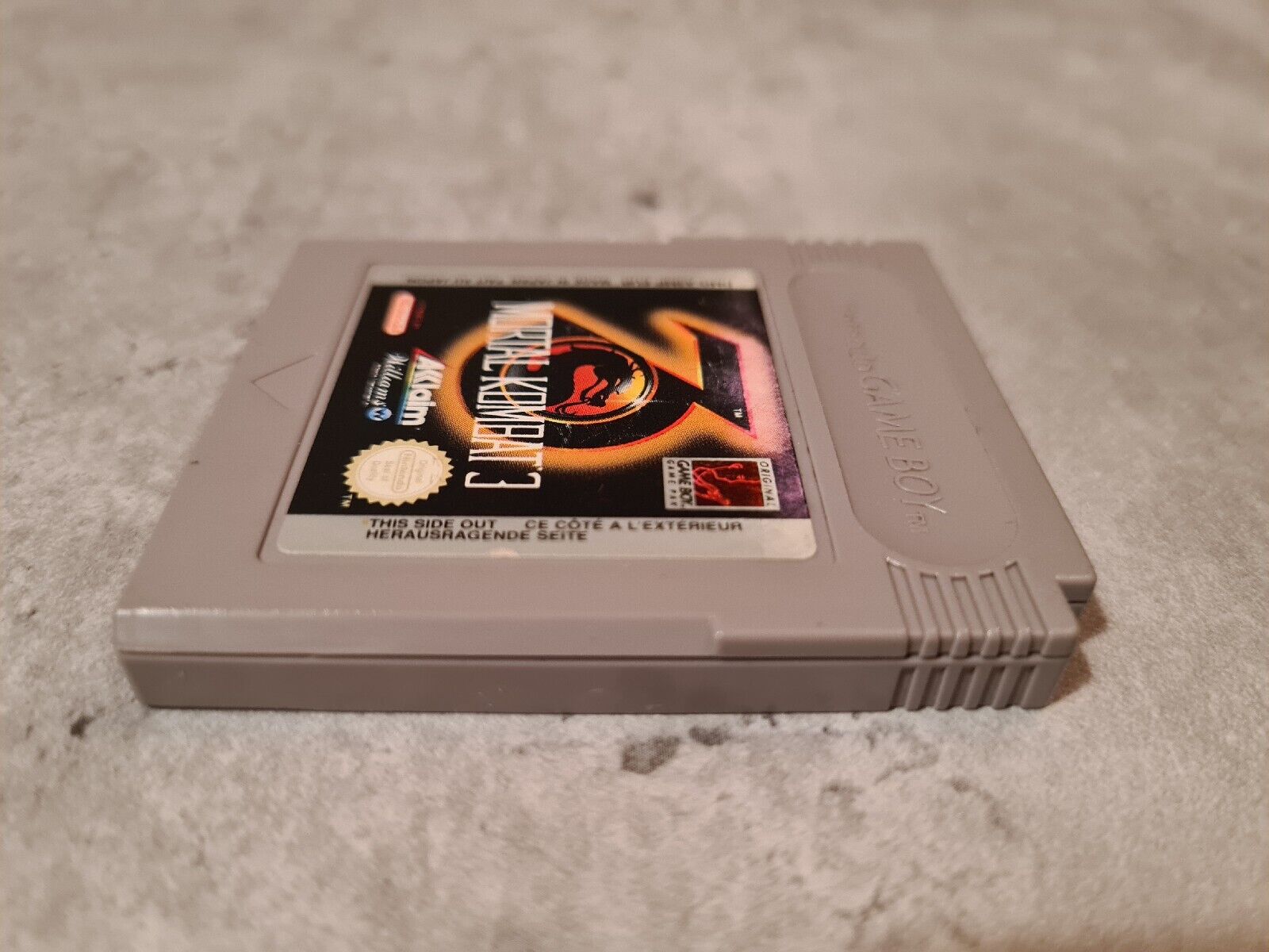 Nintendo Gameboy Classic Spiel Mortal Kombat 3 Modul EUR - T-Retro-Games 