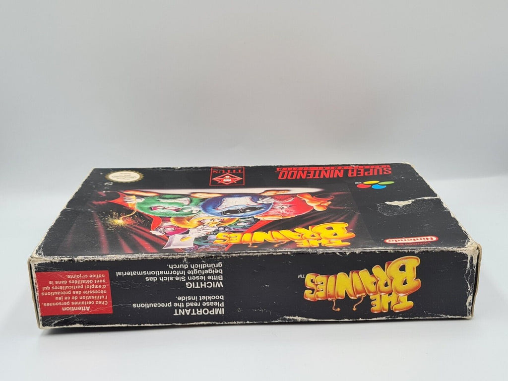 SNES Super Nintendo The Brainies mit OVP und Anleitung EUR - T-Retro-Games 