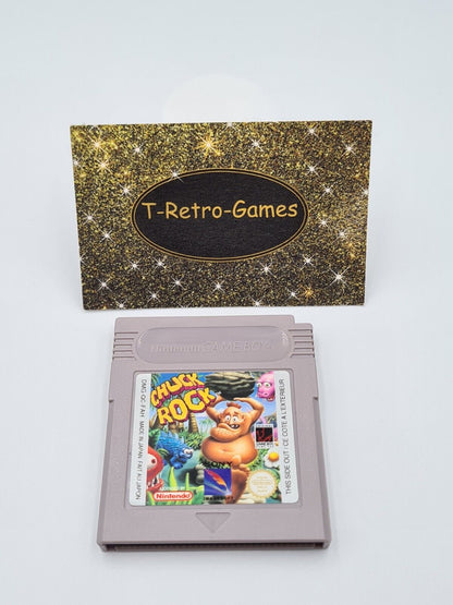 Nintendo Gameboy Classic Spiel Chuck Rock Modul FAH - T-Retro-Games 