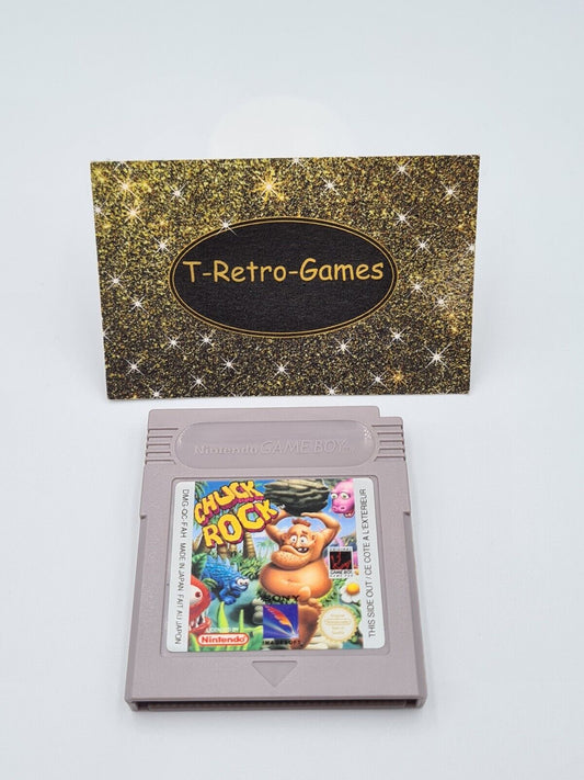Nintendo Gameboy Classic Spiel Chuck Rock Modul FAH - T-Retro-Games 