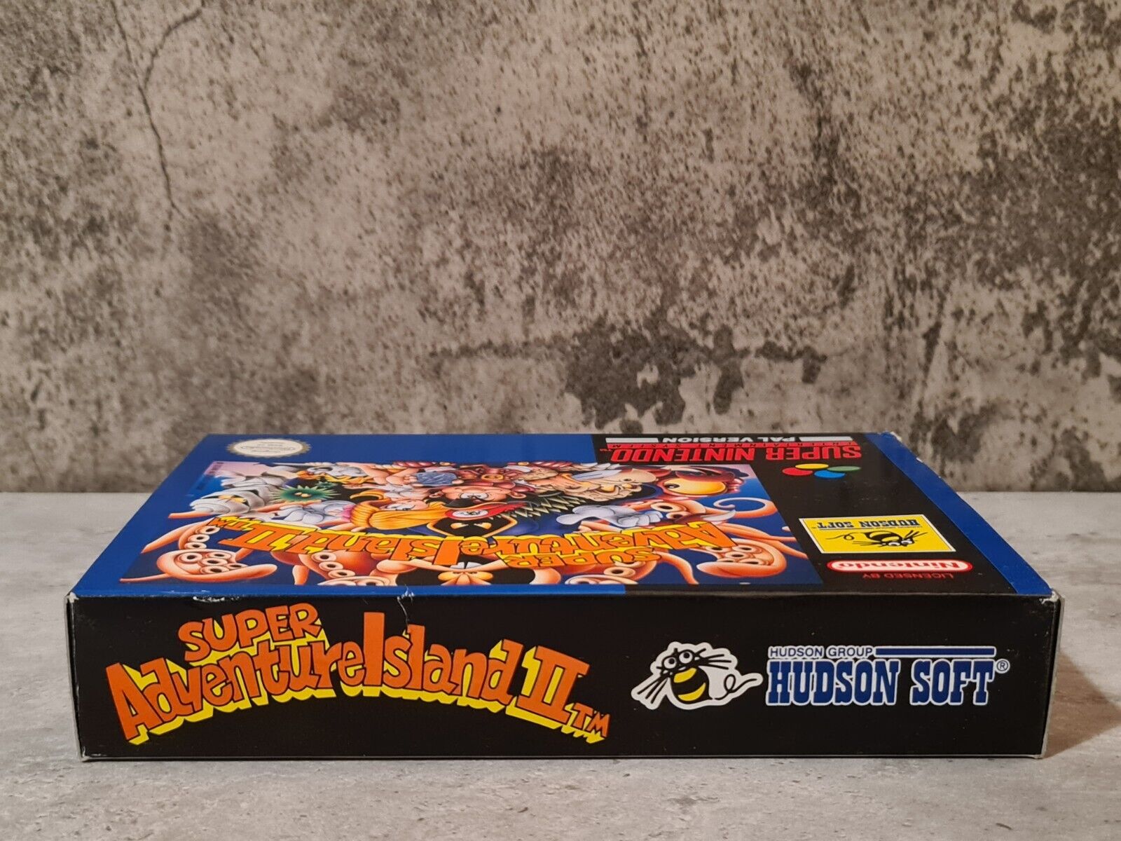 SNES Super Nintendo Super Adventure Island II mit OVP und Anleitung + Poster UKV - T-Retro-Games 