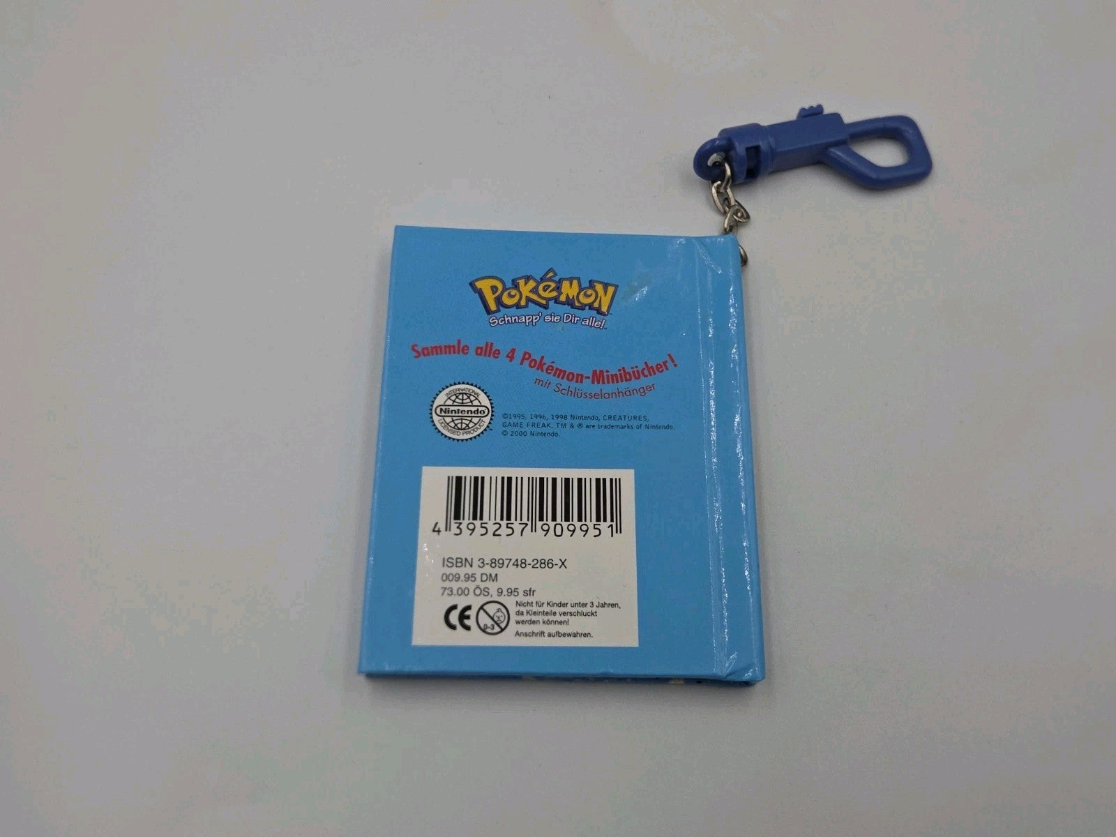 4 Pokemon Mini Bücher Feuer Wasser Elektro Normale Pokemon Nintendo