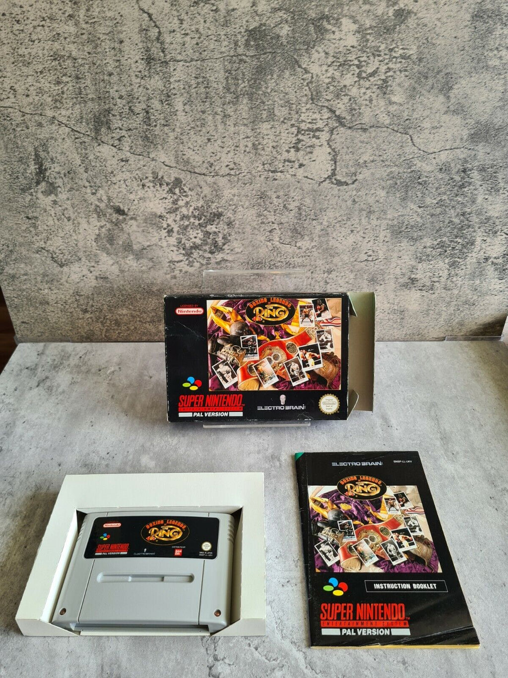 SNES Super Nintendo Boxing Legends of The Ring mit OVP und Anleitung UKV - T-Retro-Games 