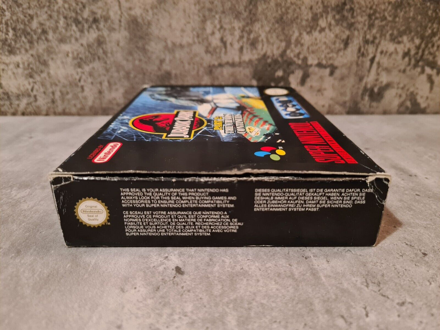 SNES Jurassic Park Part 2: The Chaos Continues mit OVP und Anleitung EUR - T-Retro-Games 