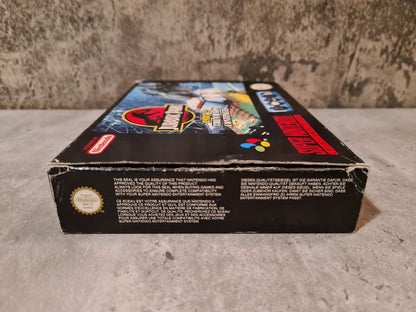 SNES Jurassic Park Part 2: The Chaos Continues mit OVP und Anleitung EUR - T-Retro-Games 