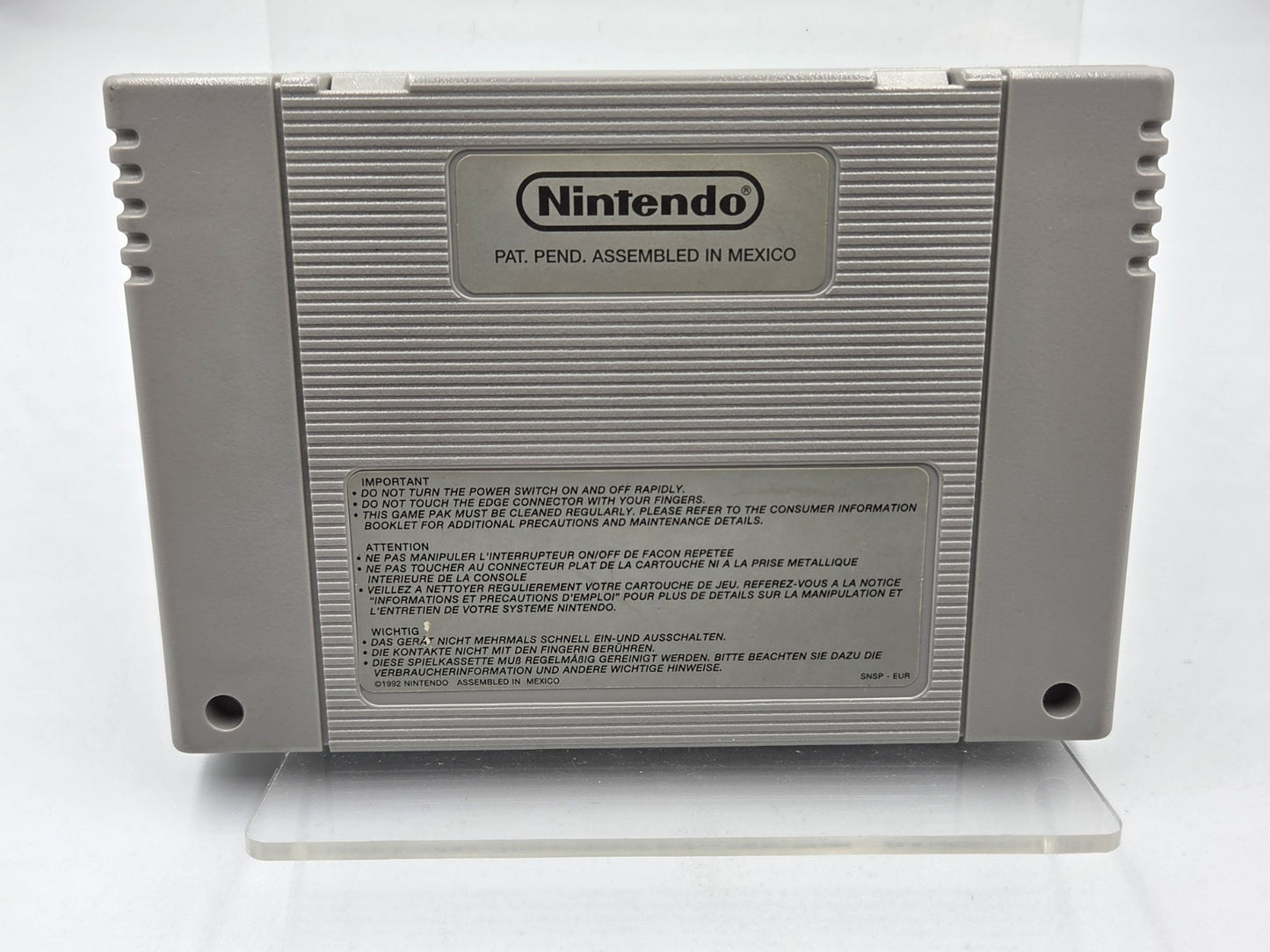 SNES Super Nintendo Demolition Man Modul EUR