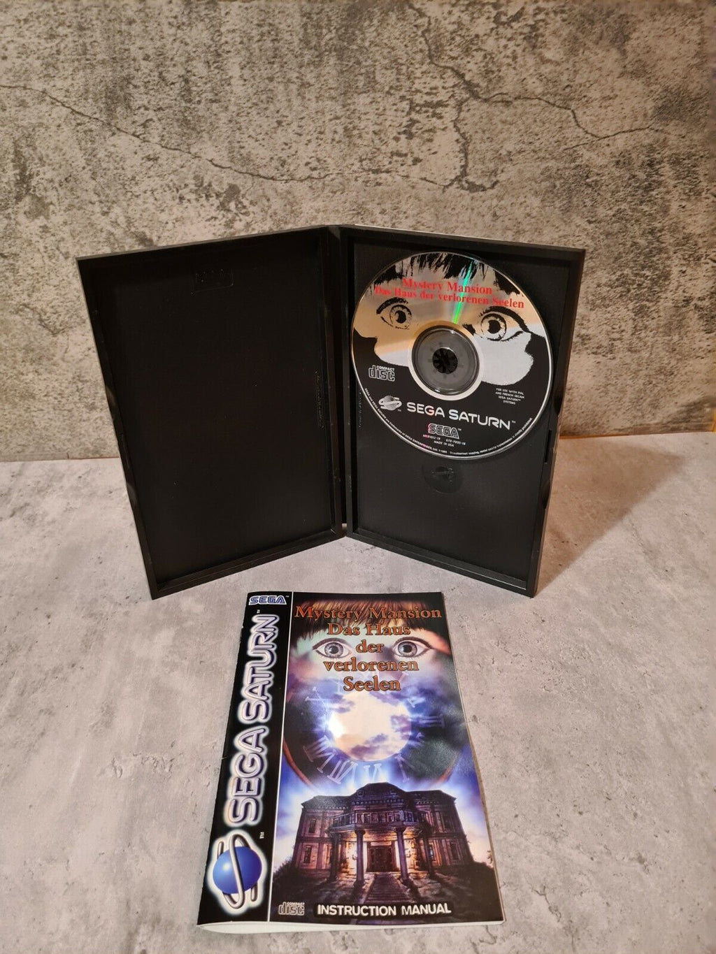 Sega Saturn Mystery Mansion Das Haus der verlorenen Seelen + OVP und Anleitung - T-Retro-Games 