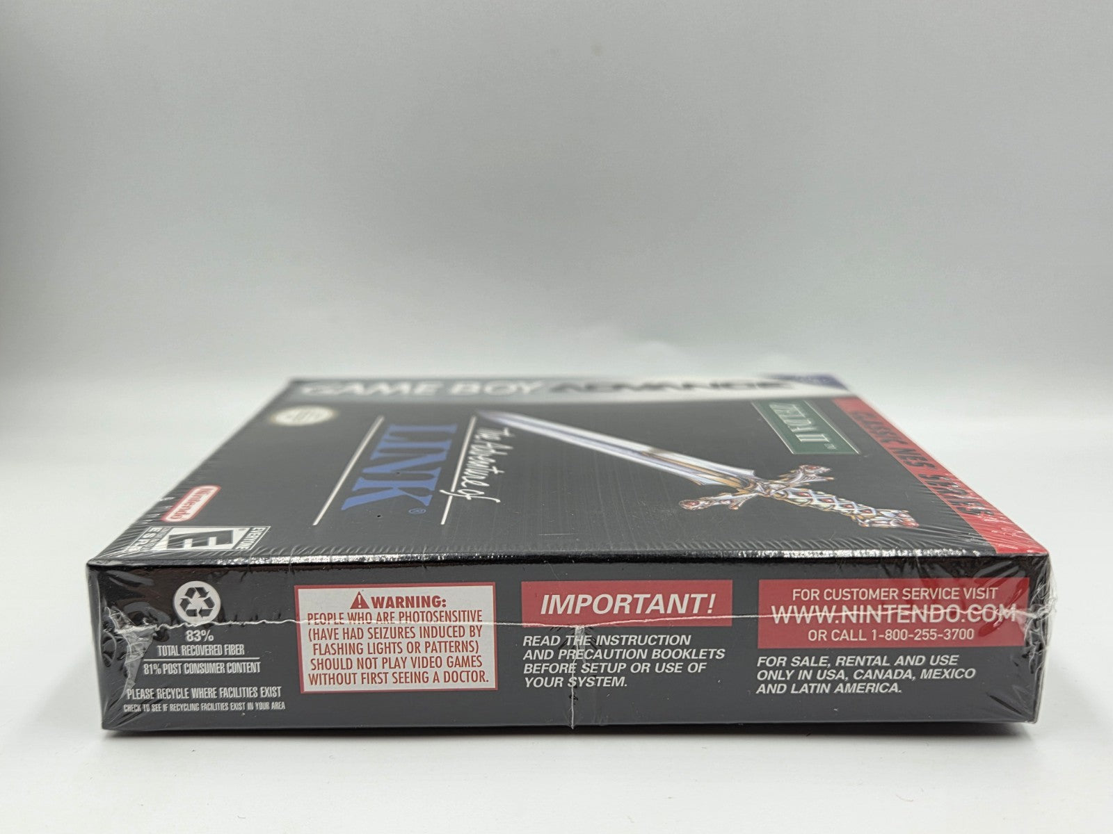 Nintendo Game Boy Advance Zelda II The Adventure of Link USA Sealed Neu New