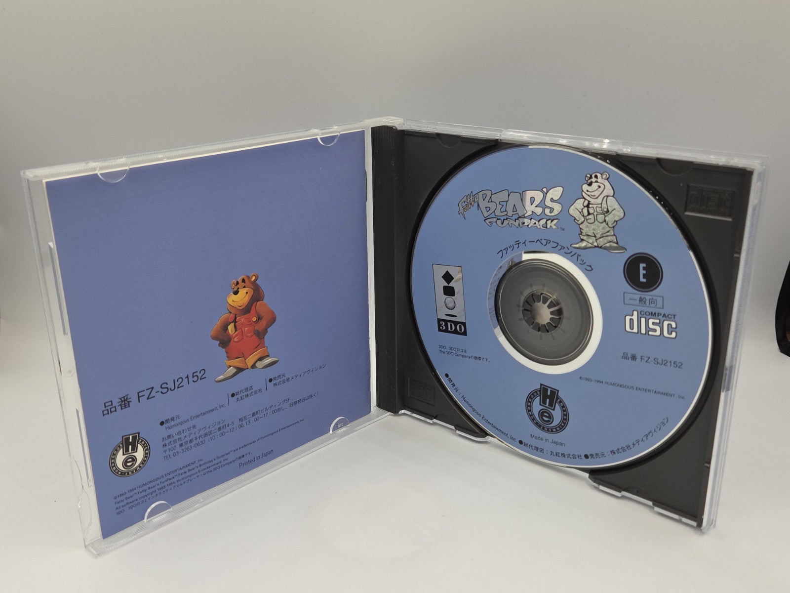 3DO Spiel Fatty Bear's Funpack mit OVP und Anleitung Japan