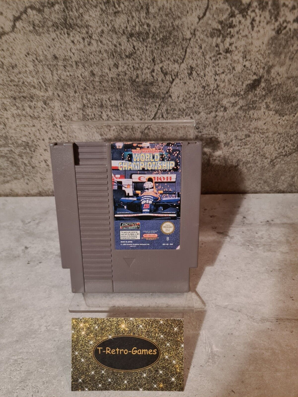Nintendo NES Nigel Mansell's World Championship Modul NOE - T-Retro-Games 