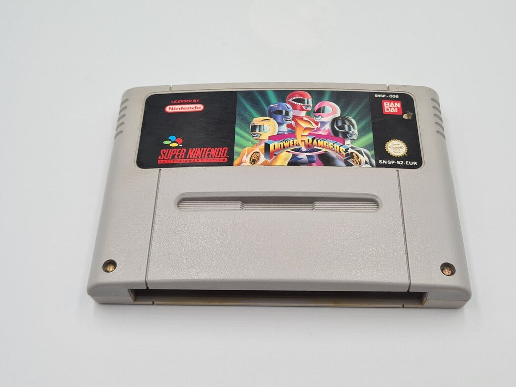 SNES Super Nintendo Power Rangers mit OVP und Anleitung EUR - T-Retro-Games 