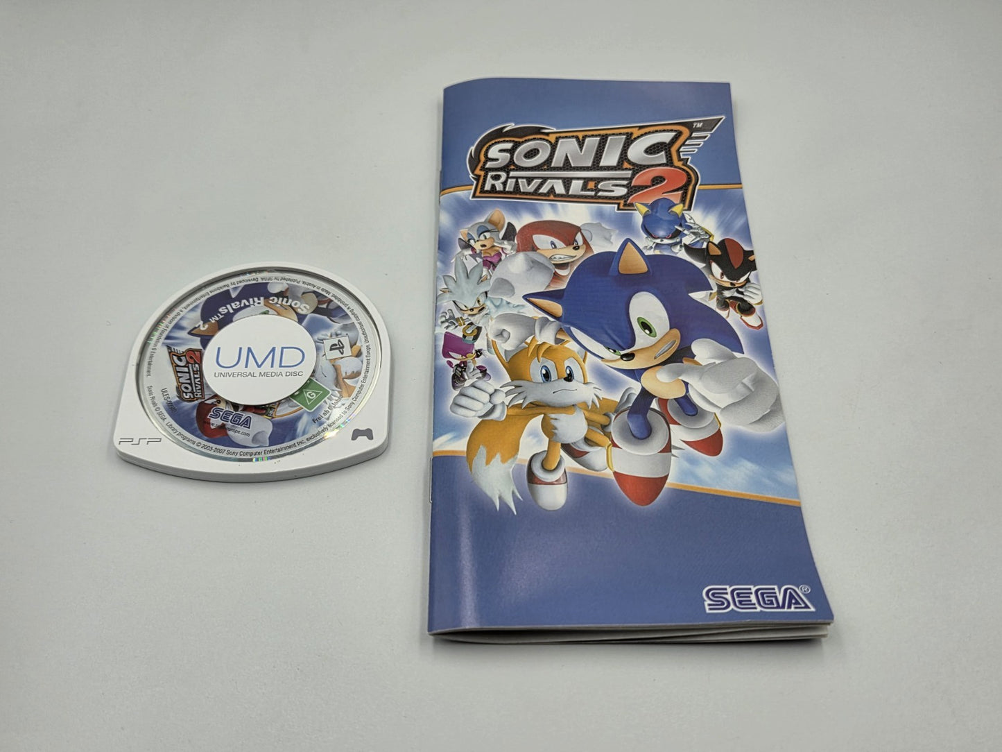 Sony PSP Spiel Sonic Rivals 2 mit OVP und Anleitung Deutsch
