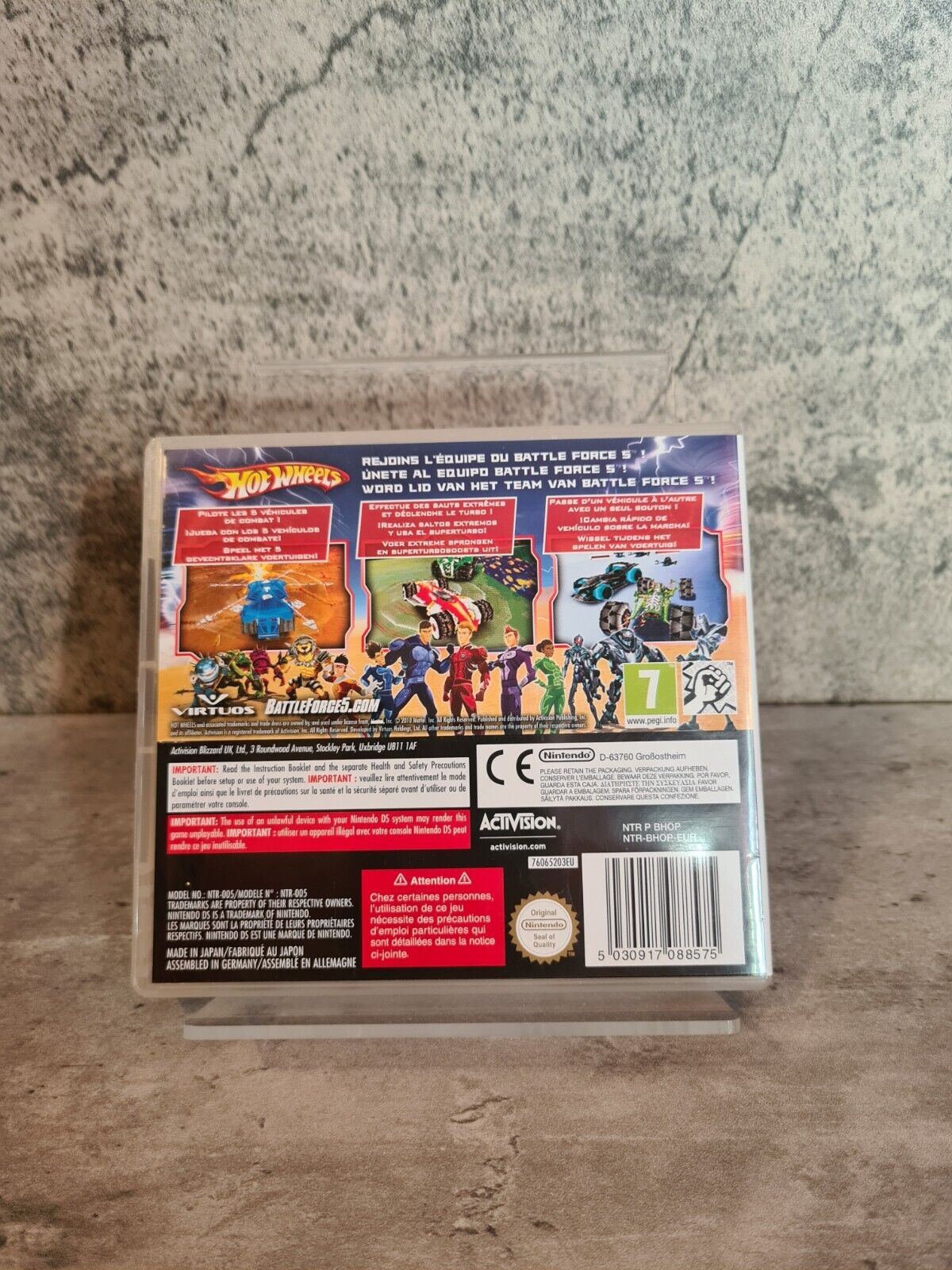 Nintendo DS Hot Wheels Battle Force 5 mit OVP und Anleitung EUR - T-Retro-Games 