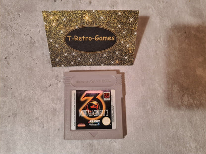 Nintendo Gameboy Classic Spiel Mortal Kombat 3 Modul EUR - T-Retro-Games 